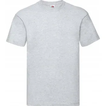 Pánské tričko Tričko Original Tshirt Fruit of the Loom Heather Grey 4XL