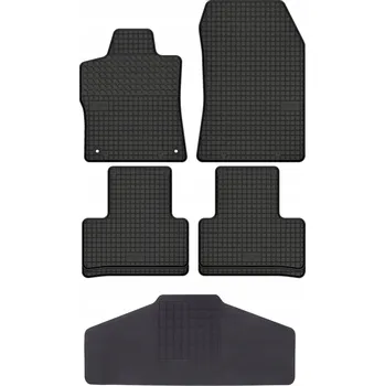 autokoberec Gumové autokoberce Edecor, sada 5 kusů