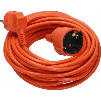 Napájecí kabel Virone Prodlužovací Kabel zahradní jednozásuvkový Schuko oranžový 3x1mm² 50m