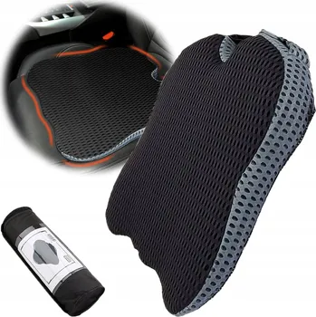 Polštář POLŠTÁŘ KLÍN ZVYŠUJÍCÍ SEDADLO DO AUTA PAMĚŤOVÁ PĚNA ERGONOMICKÁ