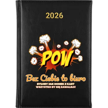 Kalendář Knižkový kalendář 2026 A5 černý