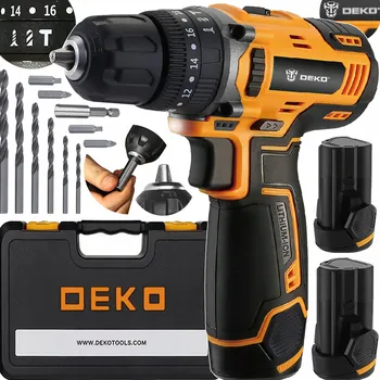 Aku Šroubovák DEKO s akumulátorovým napájením 12 V DKCD12ID01-5S3