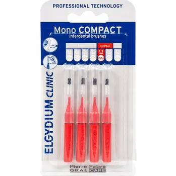 Zubní kartáček Mezizubní kartáčky Elgydium Clinic Mono Compact 1,5 mm, 4 ks