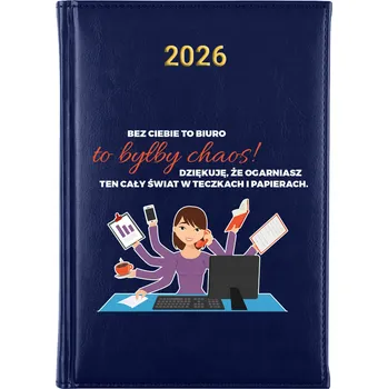 Kalendář Knižní kalendář 2026 A5 modrý