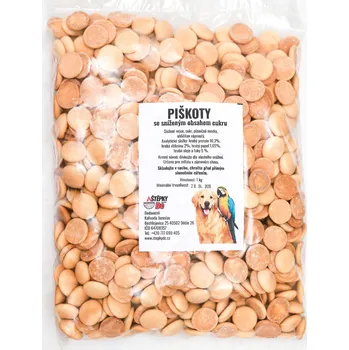 Krmivo pro hlodavce ŠtěpkyDC.cz Piškoty pro zvířata váha: 3 kg