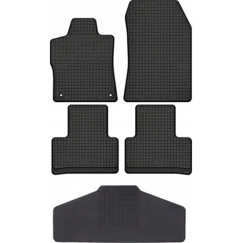 autokoberec Gumové autokoberce Edecor, sada 5 kusů