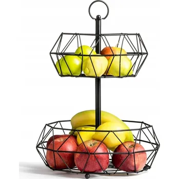 Obraz Kovový koš na ovoce černý