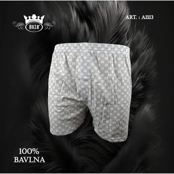 Trenýrky A1113 Trenýrky 100% bavlna i v nadměrných velikostech-od 129kč Barva: Vzor-5, Velikost: L