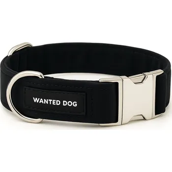 Obojek pro psa Wanted Dog Obojek pro psa - černá Velikost: M, Typ spony: Plastová, Vodítko ve stejném designu: Žádné
