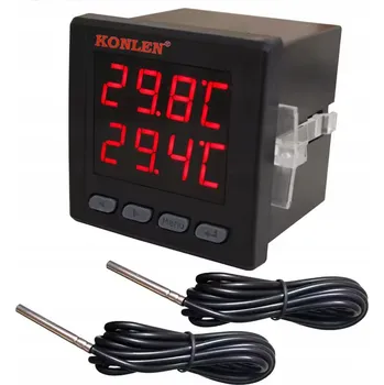 Termostat Dvojitý termostat TUYA WiFi 12V bezpotenciálový NC/NO topení/chlazení rozdíl