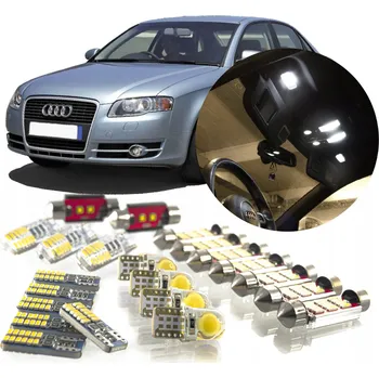 Osvětlení interiéru vozidel AUDI A4 B6 SEDAN - SADA LED OSVĚTLENÍ INTERIÉRU! VIP