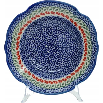 Talíř Keramický hluboký talíř 23,5 cm Bolesławiec