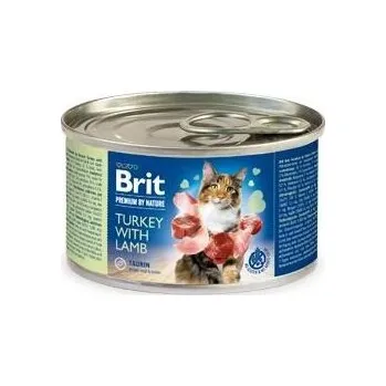 Krmivo pro kočku Brit Premium by Nature cat turkey with Lamb 200g