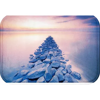 Koupelnová předložka KOUPELNOVÁ PŘEDLOŽKA RYCHLESCHNOUCÍ VODĚODOLNÁ PROTISKLUZOVÁ PŘÍRODA