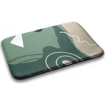 Koupelnová předložka Měkká koupelnová předložka / kobereček s geometrickým vzorem