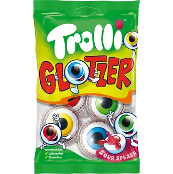 TROLLI OČNÍ BULVY BONBÓNY 75g NĚMECKO!