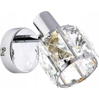 Nástěnné svítidlo Nástěnné svítidlo Krislamp čiré, stříbrné, patice E14, 40 W