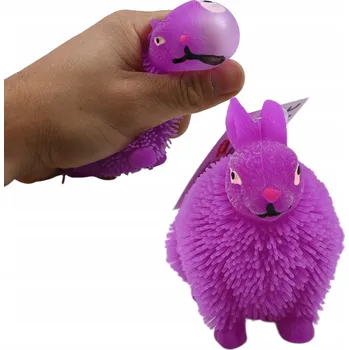 Hračka pro nejmenší SVÍTÍCÍ ANTISTRESOVÁ MAČKACÍ HRAČKA S MÁČKEM KRÁLÍČKA, SENZORICKÁ HRAČKA RŮZNÉ BARVY