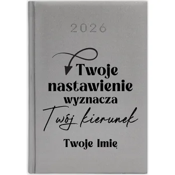Kalendář Knižkový kalendář 2026 A5 stříbrný