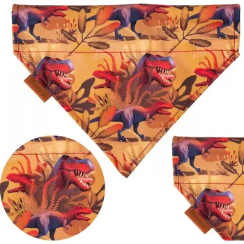 Šátek Bandana/Šátek Ukory oranžová M