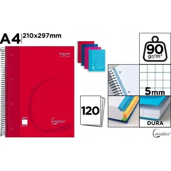 Kroužkový Blok A4 MP , 120 listů, pevná vazba