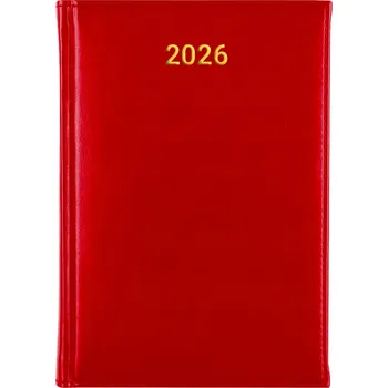 Kalendář Knižní kalendář 2026 A5 červený