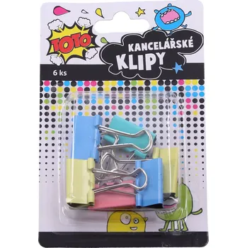 Kancelářská sponka TOTO Klip kancelářský 6 ks 25 mm
