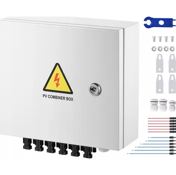 Bezpečnostní kamera SucceBuy Solární Kombinátor Box pro 6 Stringů 28x25x10CM Polyuretanová Pěna PU