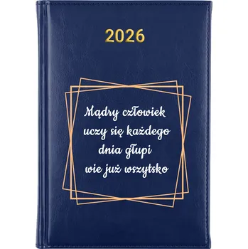 Kalendář Knižní kalendář 2026 A5 modrý