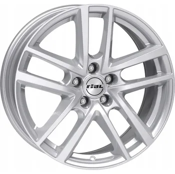 Alu kolo Hliníkový disk Rial ASTORGA STŘÍBRNÝ 7.5" x 18" 5x114.3 ET 35