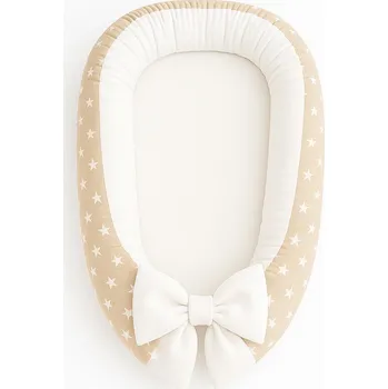 Hnízdečko pro miminko BabyTýpka Hnízdečko stars beige