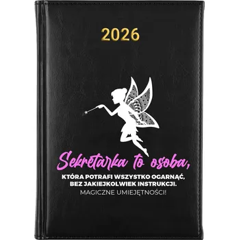 Kalendář Knižkový kalendář 2026 A5 černý