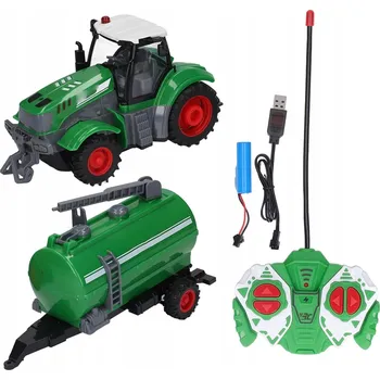 autíčko Traktor s přívěsem na dálkové ovládání s nabíječkou