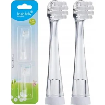 Elektrický zubní kartáček Originální Hlavice Brush-Baby 2 ks