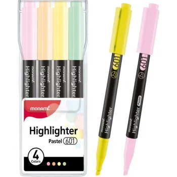 Vícebarevný Zvýrazňovač Monami 4 ks