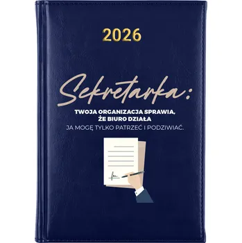 Kalendář Knižní kalendář 2026 A5 modrý