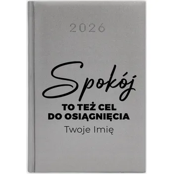 Kalendář Knižkový kalendář 2026 A5 stříbrný