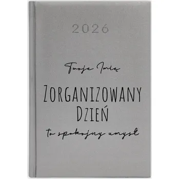 Kalendář Knižkový kalendář 2026 A5 stříbrný