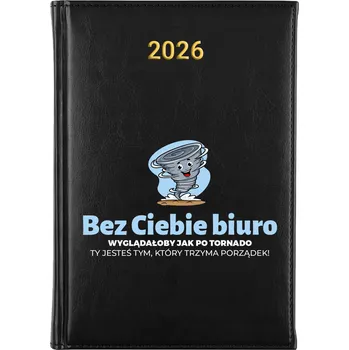 Kalendář Knižkový kalendář 2026 A5 černý