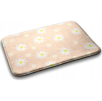 Koberec Měkký Koberec Kobereček do Koupelny s Květinovým Vzorem