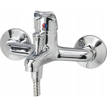 Vodovodní baterie Vanová a sprchová baterie nástěnná, páková Sea-Horse Wendy stříbrná