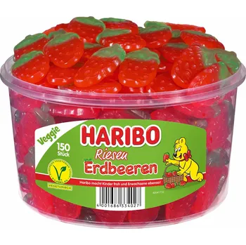 HARIBO OBŘÍ JAHODY 1350g NĚMECKO!