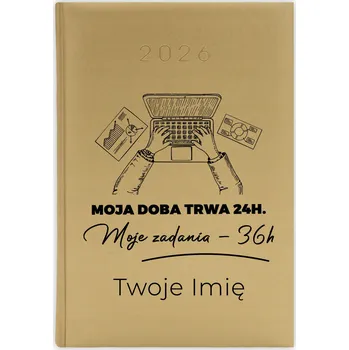 Kalendář Knižní kalendář 2026 A5 zlatý