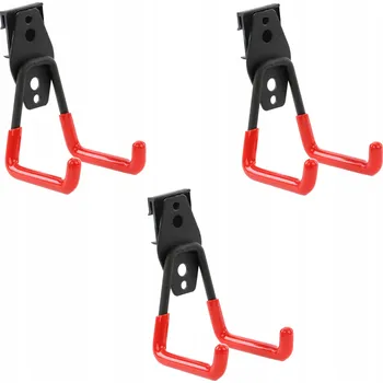Obraz 3x Rovný hák na panely botle 7cm nářadí do garáže vybavení 40kg věšák kladivo