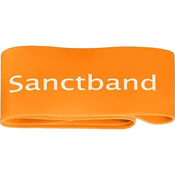 Cvičební pás Mini Band | Odporový pás Sanctband oranžový střední