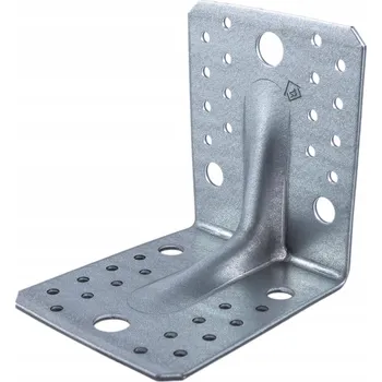 Tesařské kování Úhelník Techniki zamocowań 105x105x90 mm ocel pozinkovaná 2,0 mm 50 ks