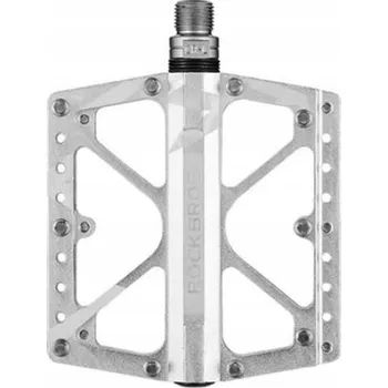 Pedál na kolo Hliníkové pedály na kolo s piny stříbrné Rockbros (2017-12AS)