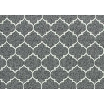 Koberec 200x200 cm SVĚTLE ŠEDÝ KOBEREC JETEL MAROKO