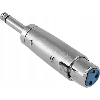 Obraz REDUKCE Z XLR CANON ZÁSUVKY NA 6,3 mm MONO JACK