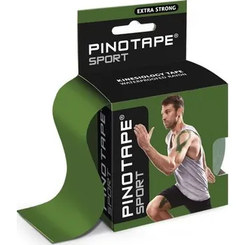 Tejpovací páska Pino Tape Pro Sport - Tejpovací náplasti pro kineziologické tejpování (5 cm x 5 m) olivová